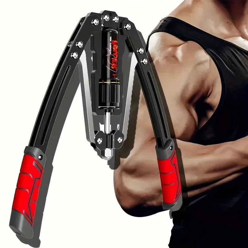 Adjustable 22-440 lbs Hydraulic Arm Exerciser – Home Chest & Shoulder Power Twister Trainer