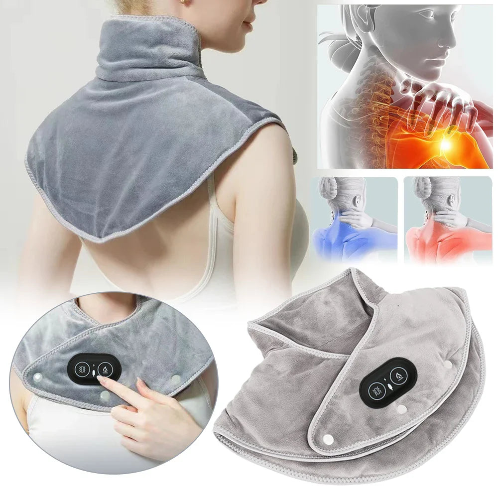 ThermaPad™ Electric Heating Pad – Neck & Shoulder Pain Relief with Soothing Heat