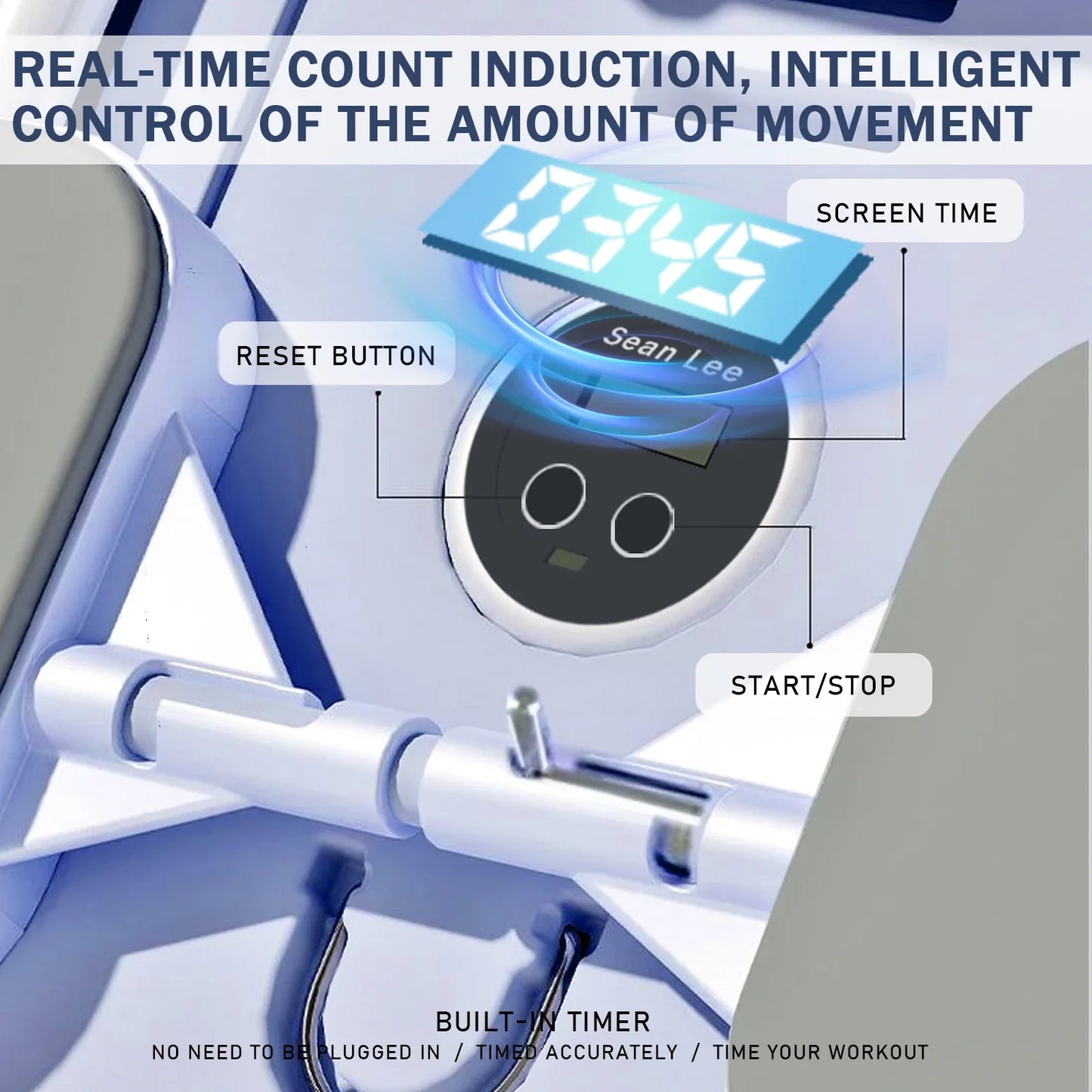 Multi-Functional Auto-Rebound Abdominal Board with Resistance Bands