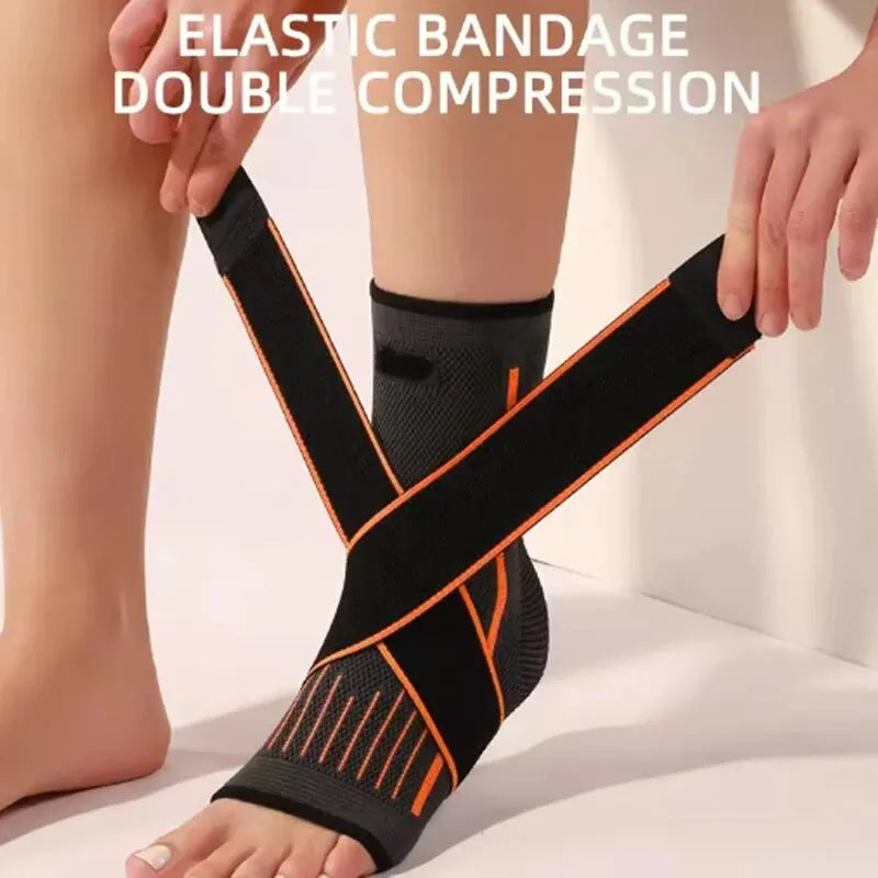 AnkleGuard™ Adjustable Ankle Support Brace – Pain Relief & Stability