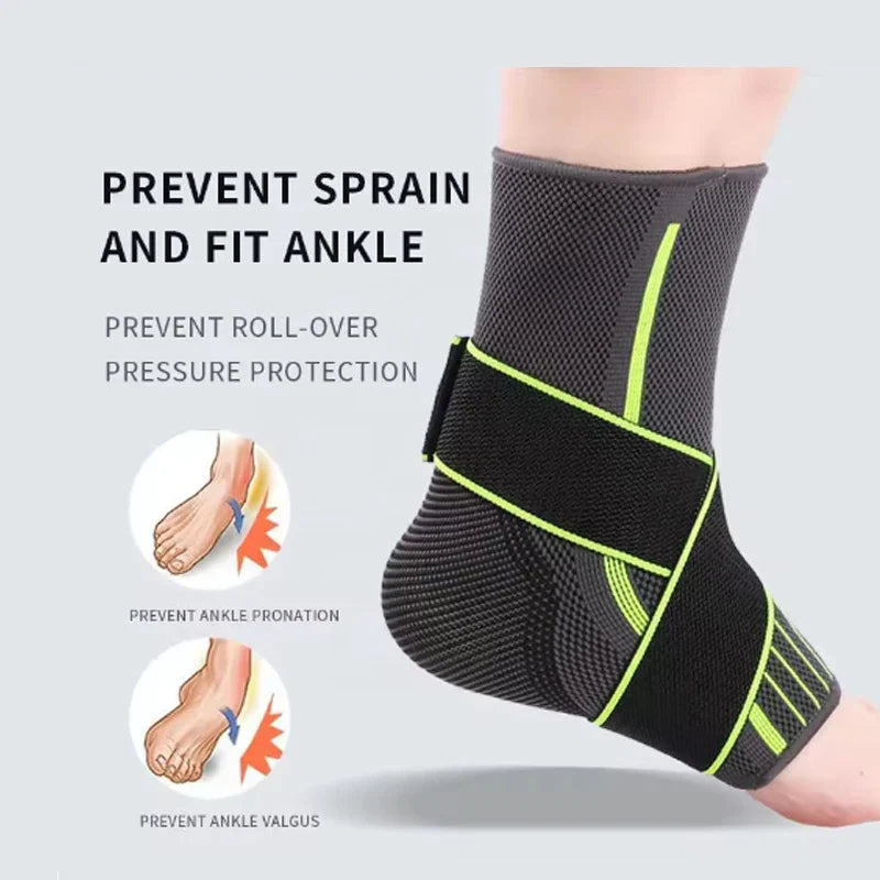 AnkleGuard™ Adjustable Ankle Support Brace – Pain Relief & Stability