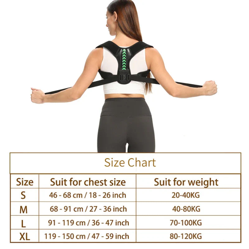 AlignPro™ Adjustable Posture Corrector Belt – Pain Relief & Spine Support