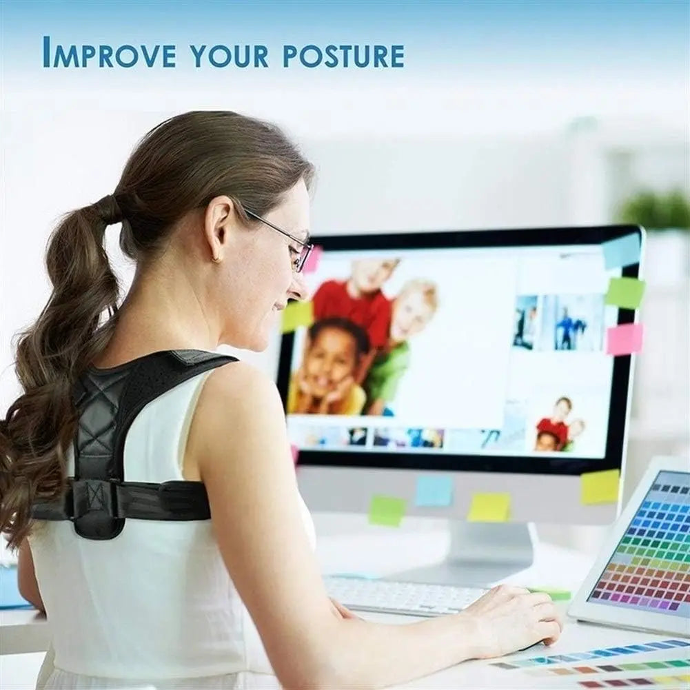 AlignPro™ Adjustable Posture Corrector Belt – Pain Relief & Spine Support