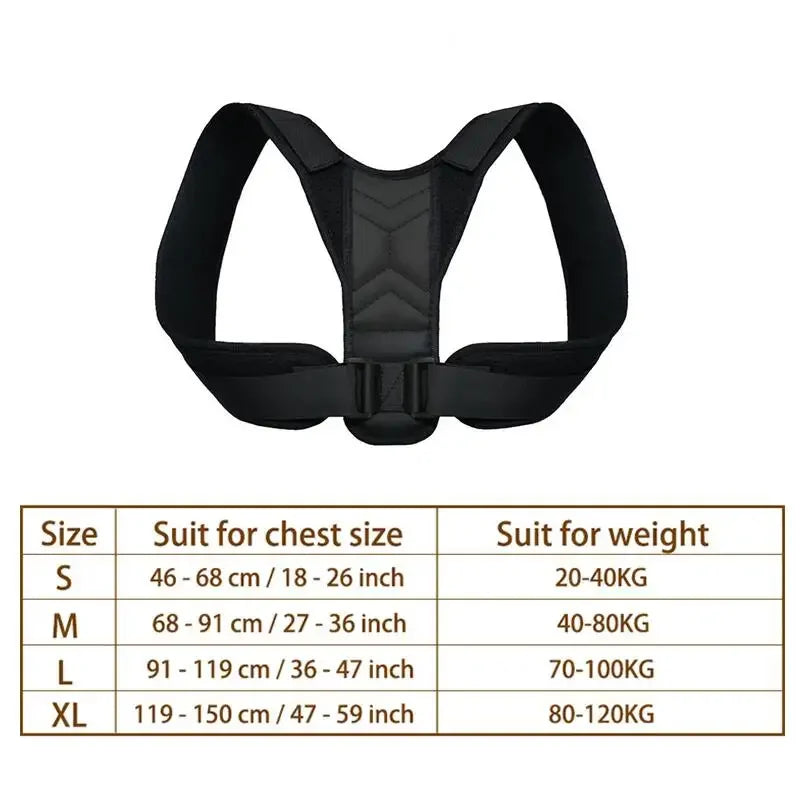 BackAlign™ Adjustable Posture Corrector – Back & Shoulder Support
