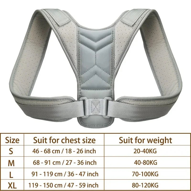 BackAlign™ Adjustable Posture Corrector – Back & Shoulder Support