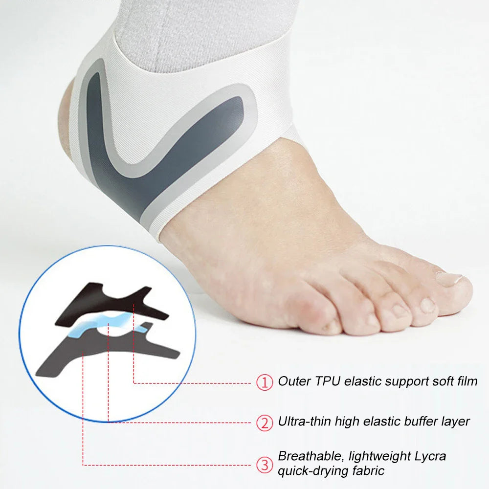 AnkleEase™ Adjustable Compression Sleeve – Pain Relief & Support