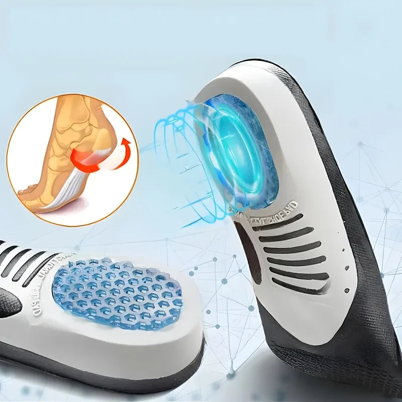 AirStep™ Breathable Sports Shoe Insoles – Shock Absorption & Comfort