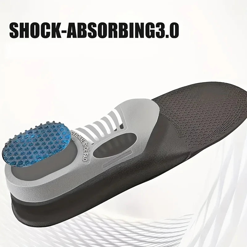 AirStep™ Breathable Sports Shoe Insoles – Shock Absorption & Comfort