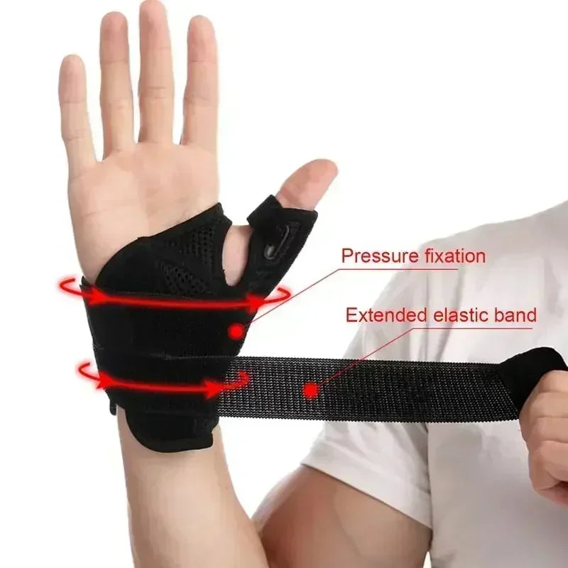 WristGuard™ Breathable Wrist Support Brace – Adjustable Comfort & Stability
