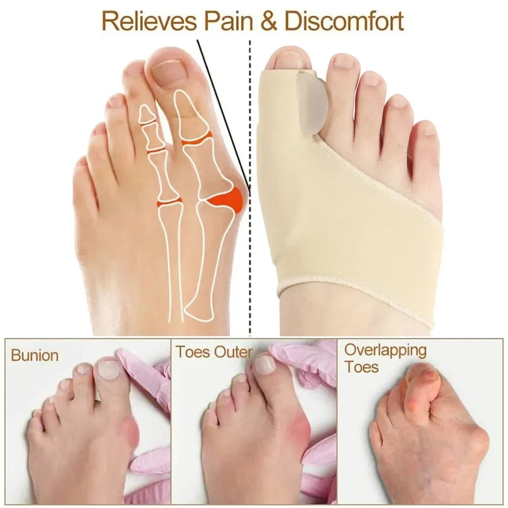 BunEase™ Corrector Socks – Gentle Bunion Pain Relief & Foot Support