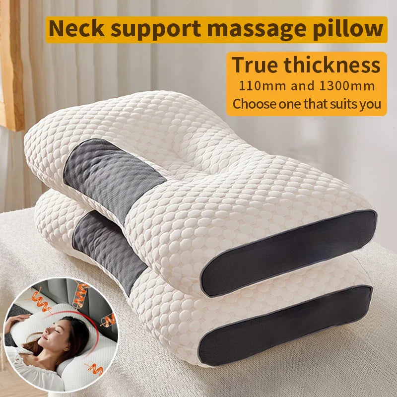 CerviComfort™ Orthopedic Neck Pillow – Massage & Cervical Support