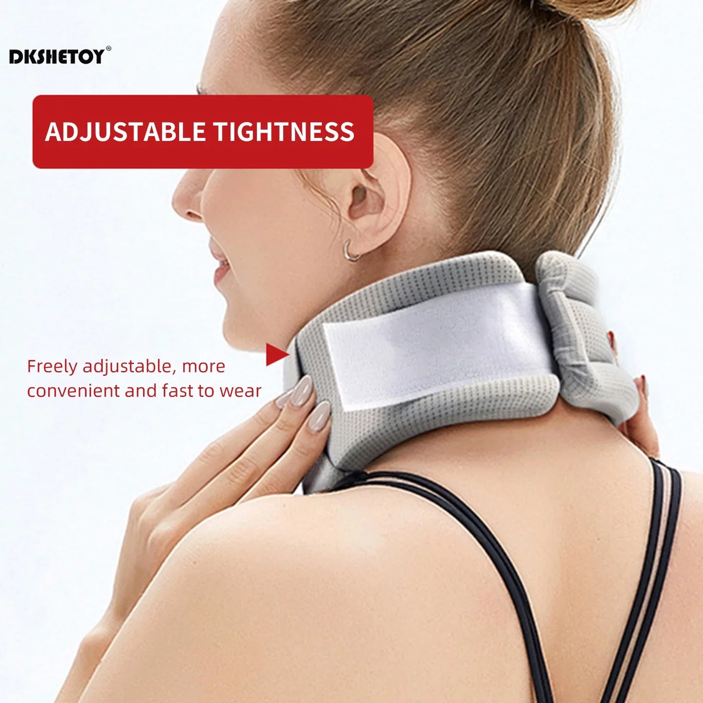 NeckEase™ Soft Foam Neck Brace – Pain Relief & Support