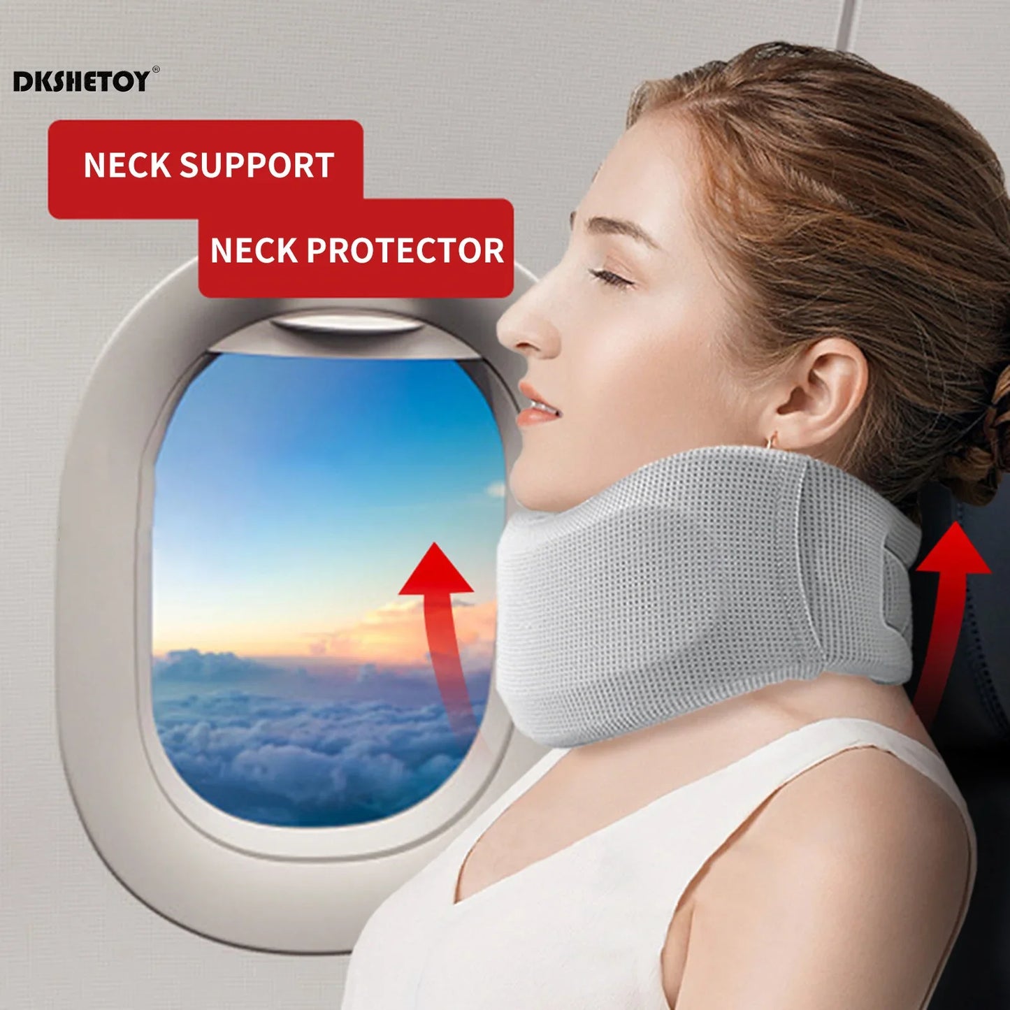 NeckEase™ Soft Foam Neck Brace – Pain Relief & Support