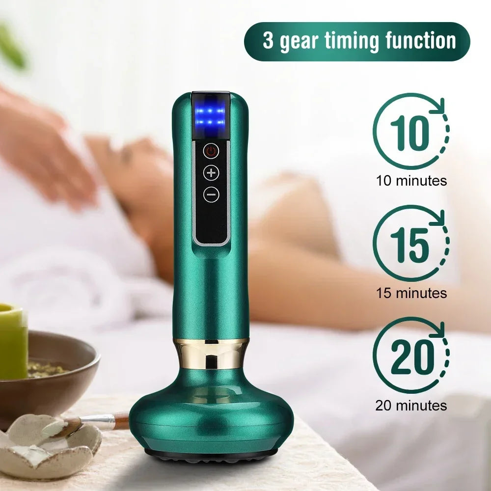 GlowSculpt™ Electric Gua Sha Massager – Cellulite & Muscle Tension Relief Tool