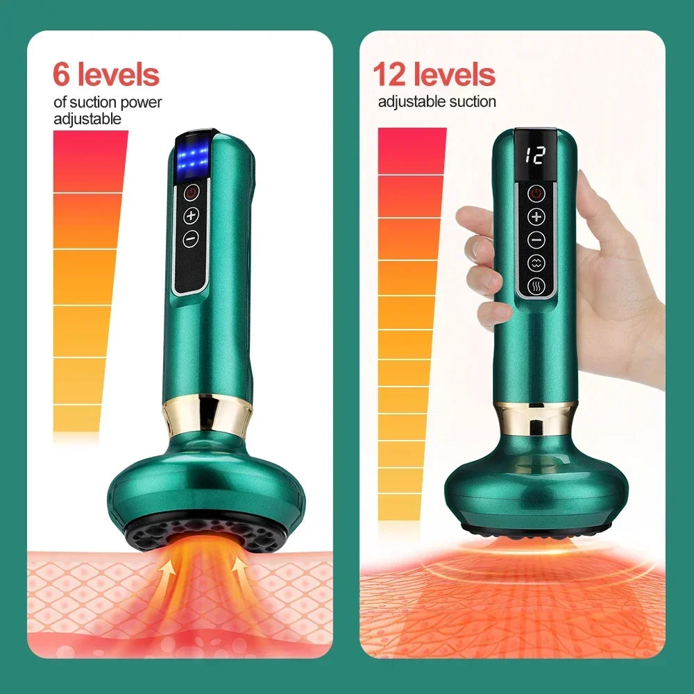 GlowSculpt™ Electric Gua Sha Massager – Cellulite & Muscle Tension Relief Tool