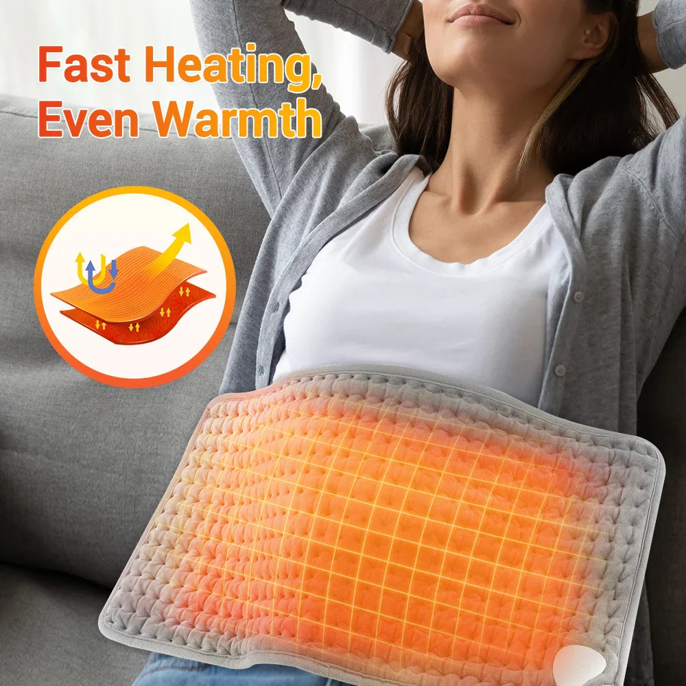 HeatRelief™ Electric Heating Pad Belt – Adjustable Back Support & Soothing Warmth
