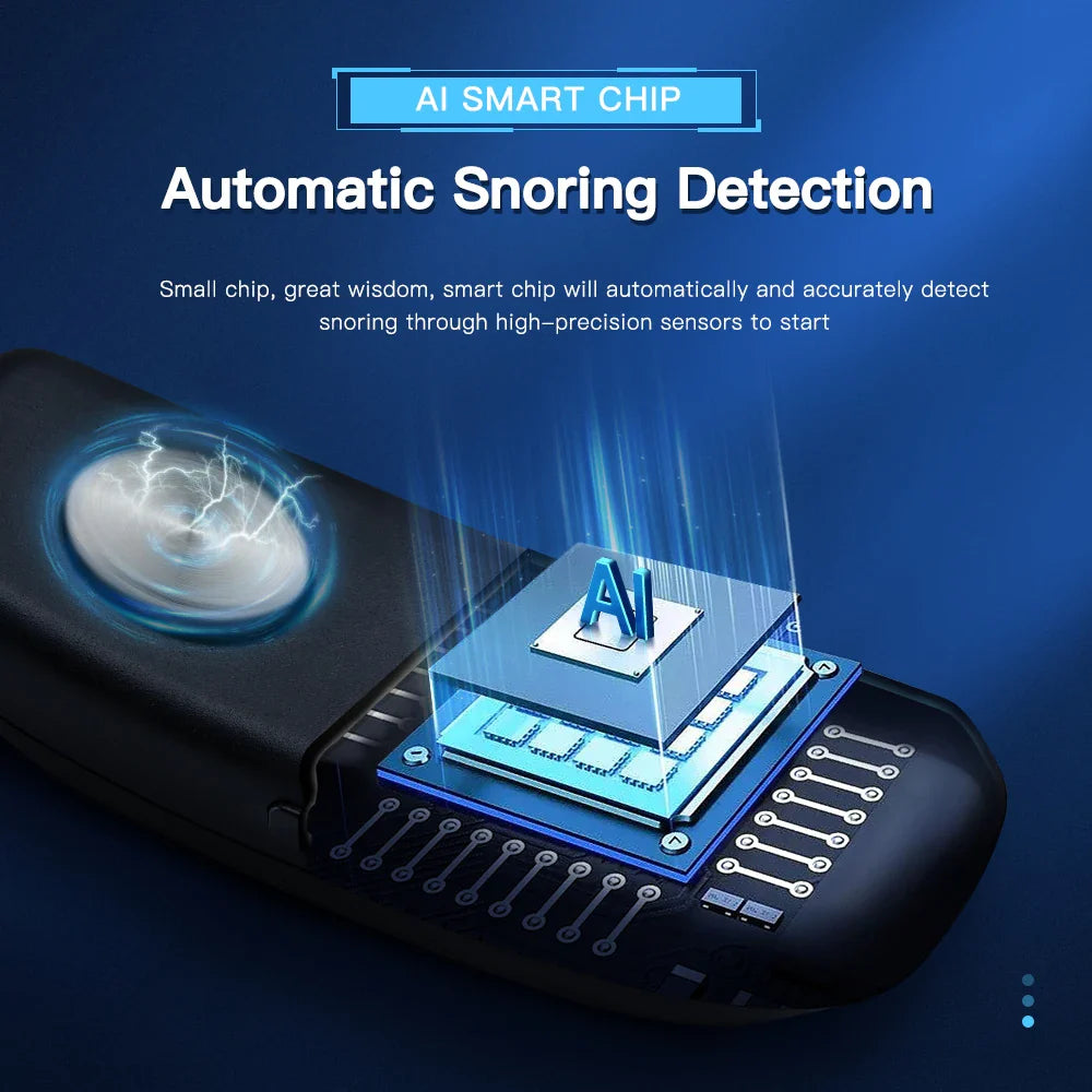 SnoreEase™ EMS Anti-Snoring Device – Smart Breathing Support Stopper