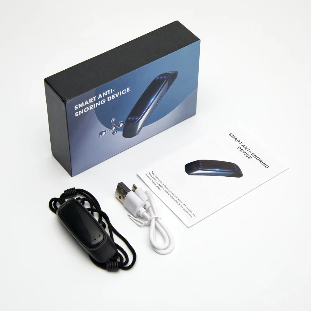 SnoreEase™ EMS Anti-Snoring Device – Smart Breathing Support Stopper