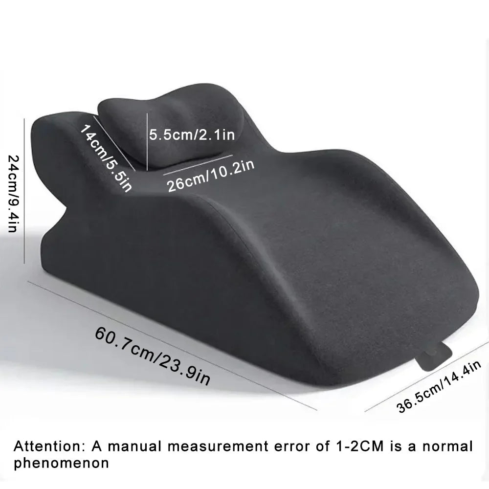SleepEase™ Ergonomic Bed Wedge Pillow – Support & Comfort