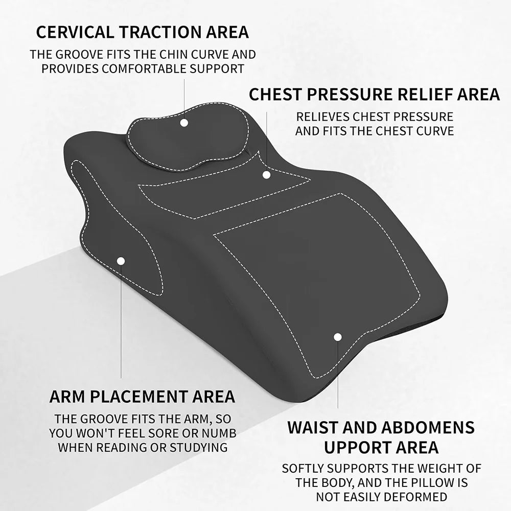 SleepEase™ Ergonomic Bed Wedge Pillow – Support & Comfort