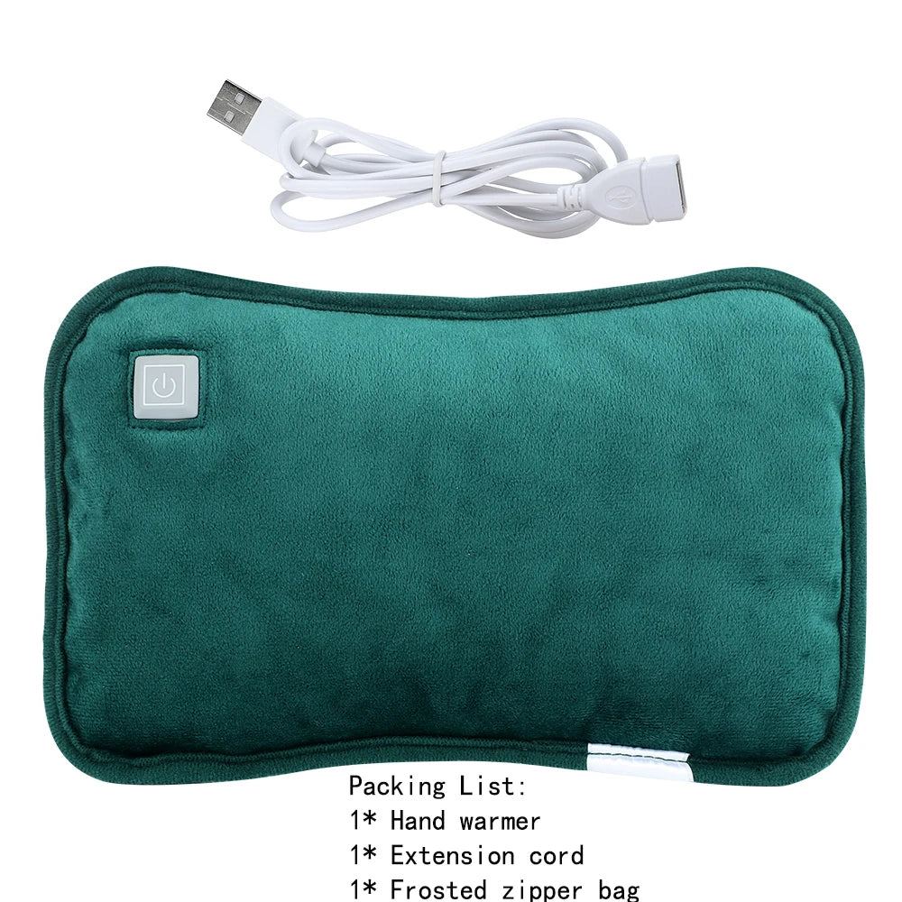 USB Electric Heating Hand Warmer Graphene Heat Warm Bag Pillow Gloves Pad Rechargeable Winter Hot Thermal Hands Feet Heater