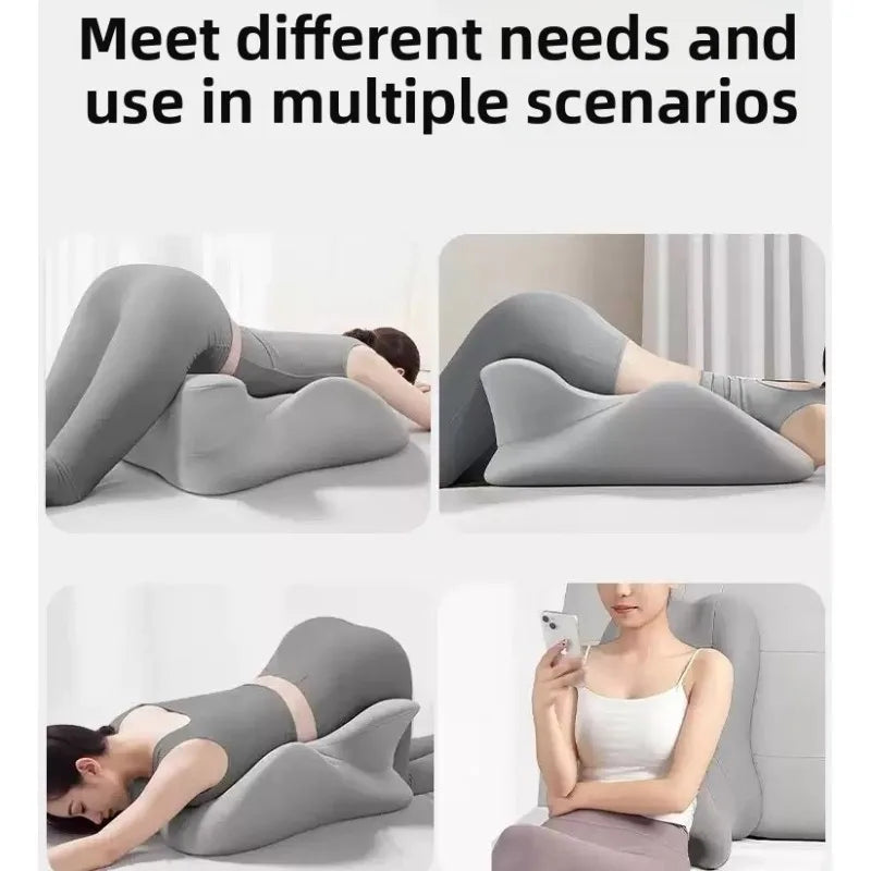 ProneLuxe™ Memory-Foam Face-Down Ergonomic Bed Pillow