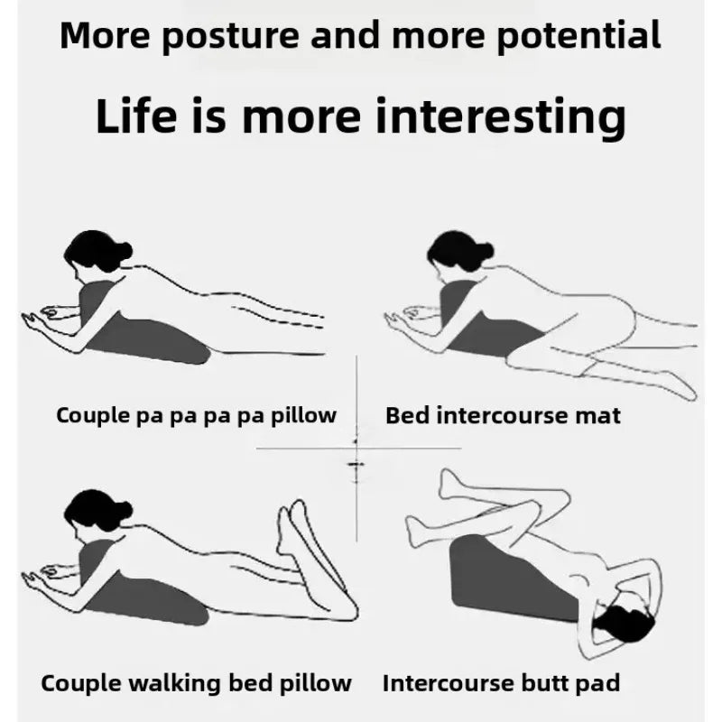 ProneLuxe™ Memory-Foam Face-Down Ergonomic Bed Pillow