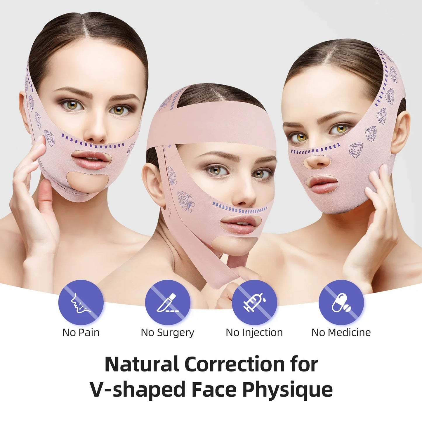 V-LineLift™ Face Slimming Band – Double Chin Support & Contouring
