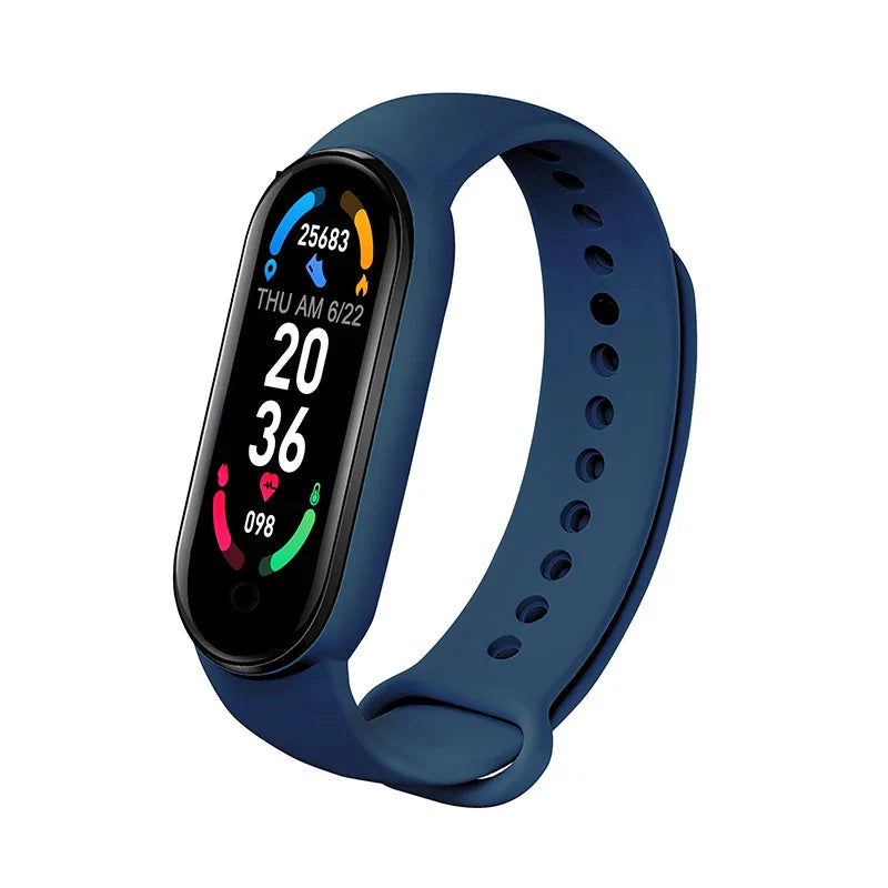 FitTrack™ M6 Fitness Smartwatch – Heart Rate & Activity Monitor