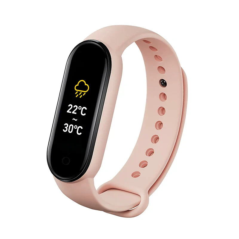 FitTrack™ M6 Fitness Smartwatch – Heart Rate & Activity Monitor