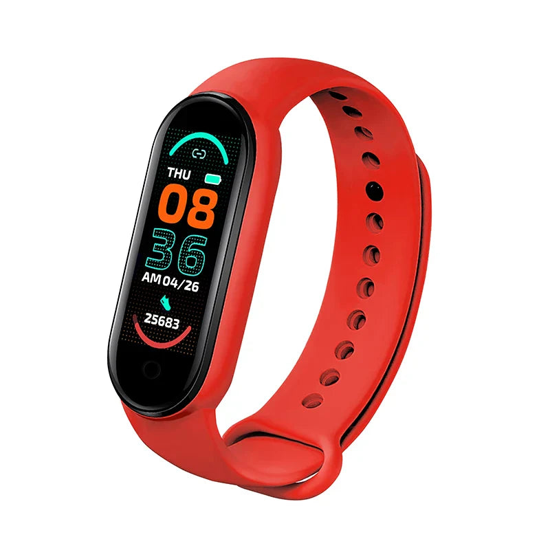 FitTrack™ M6 Fitness Smartwatch – Heart Rate & Activity Monitor