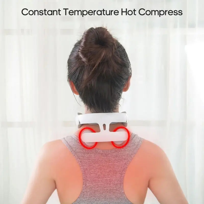 NeckTherm™ Intelligent Neck Massager – Heat Therapy for Pain Relief & Relaxation