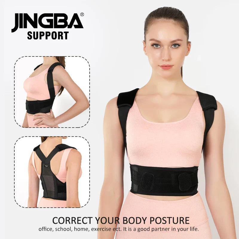 UpperAlign™ Fully Adjustable Back Posture Corrector – Alignment & Support Brace
