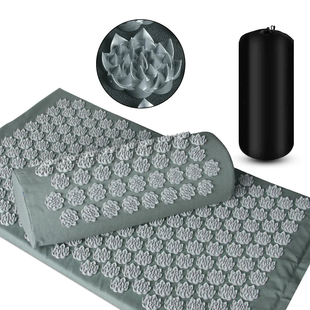 KuzneMat™ Acupressure Mat – Pain Relief & Muscle Relaxation