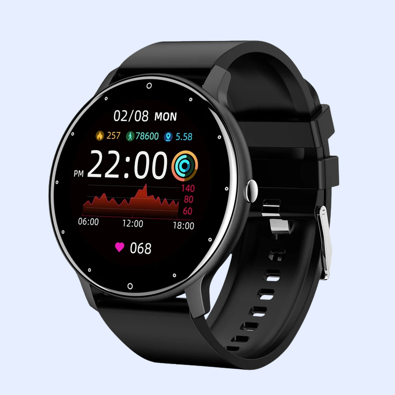 AquaSport™ Waterproof Smartwatch – Rose Gold Mesh Band & Fitness Tracker