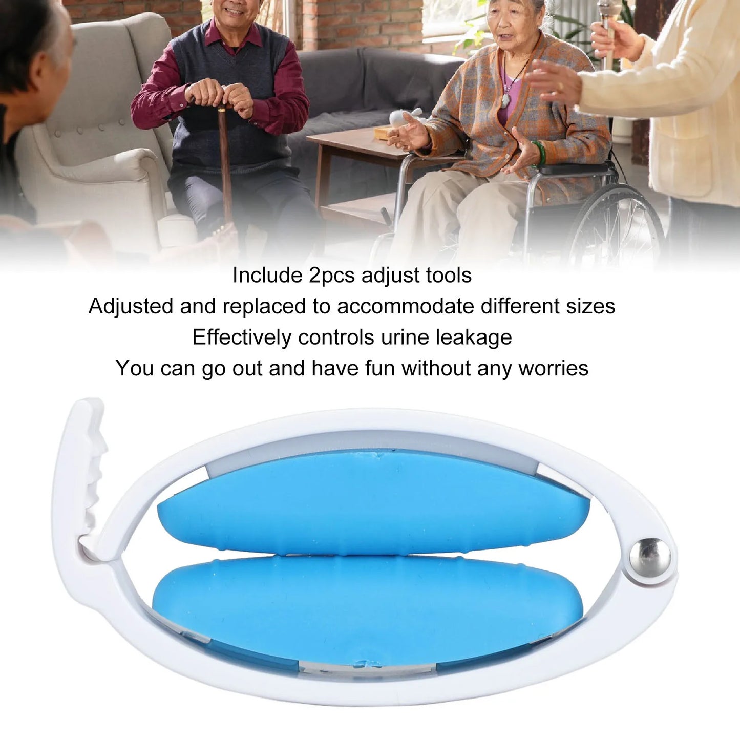 UroGuard™ Male Urinary Incontinence Clamp – Adjustable Comfort & Leak Protection