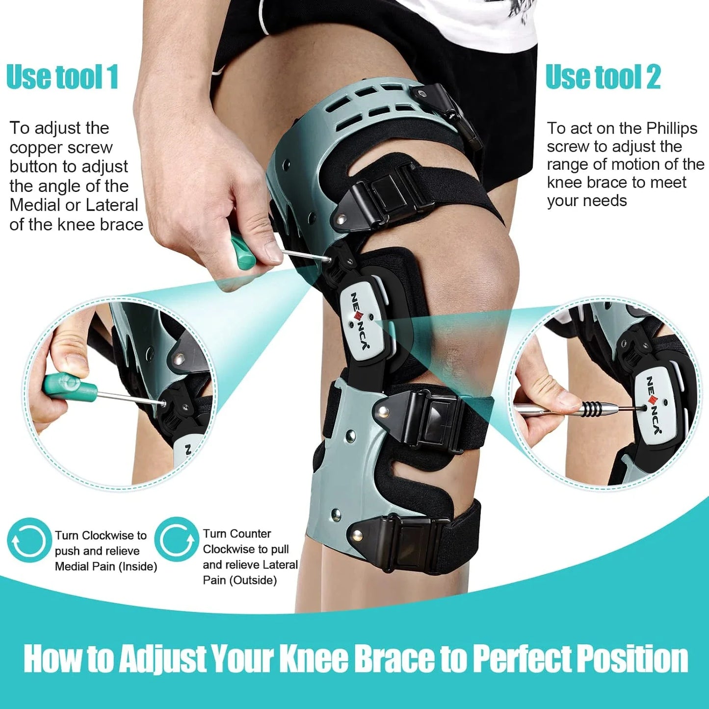 KneeAlign™ Ergonomic Knee Brace – Daily Comfort, Support & Joint Alignment