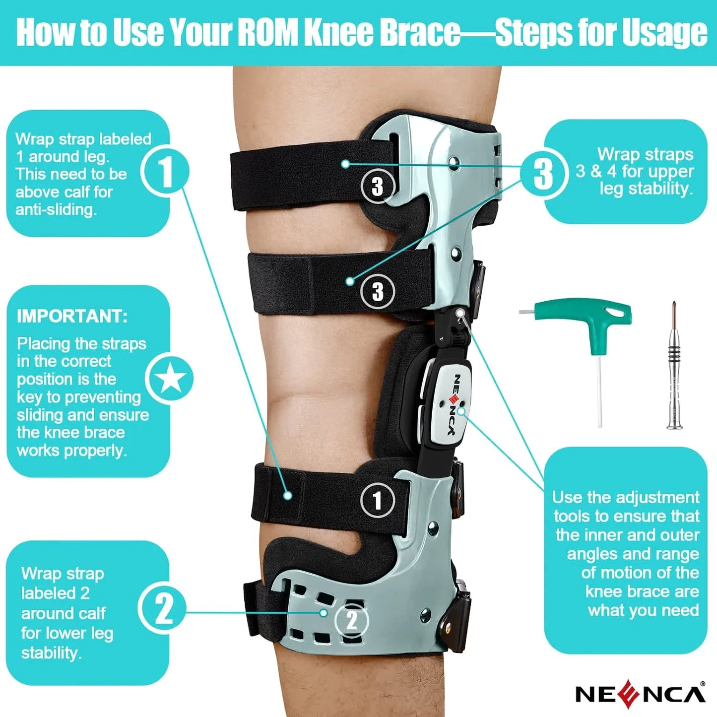 KneeAlign™ Ergonomic Knee Brace – Daily Comfort, Support & Joint Alignment