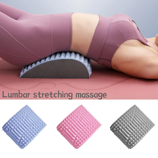 SpineRelax™ Orthopedic Back Stretcher Pillow – Lumbar Support & Pain Relief Cushion