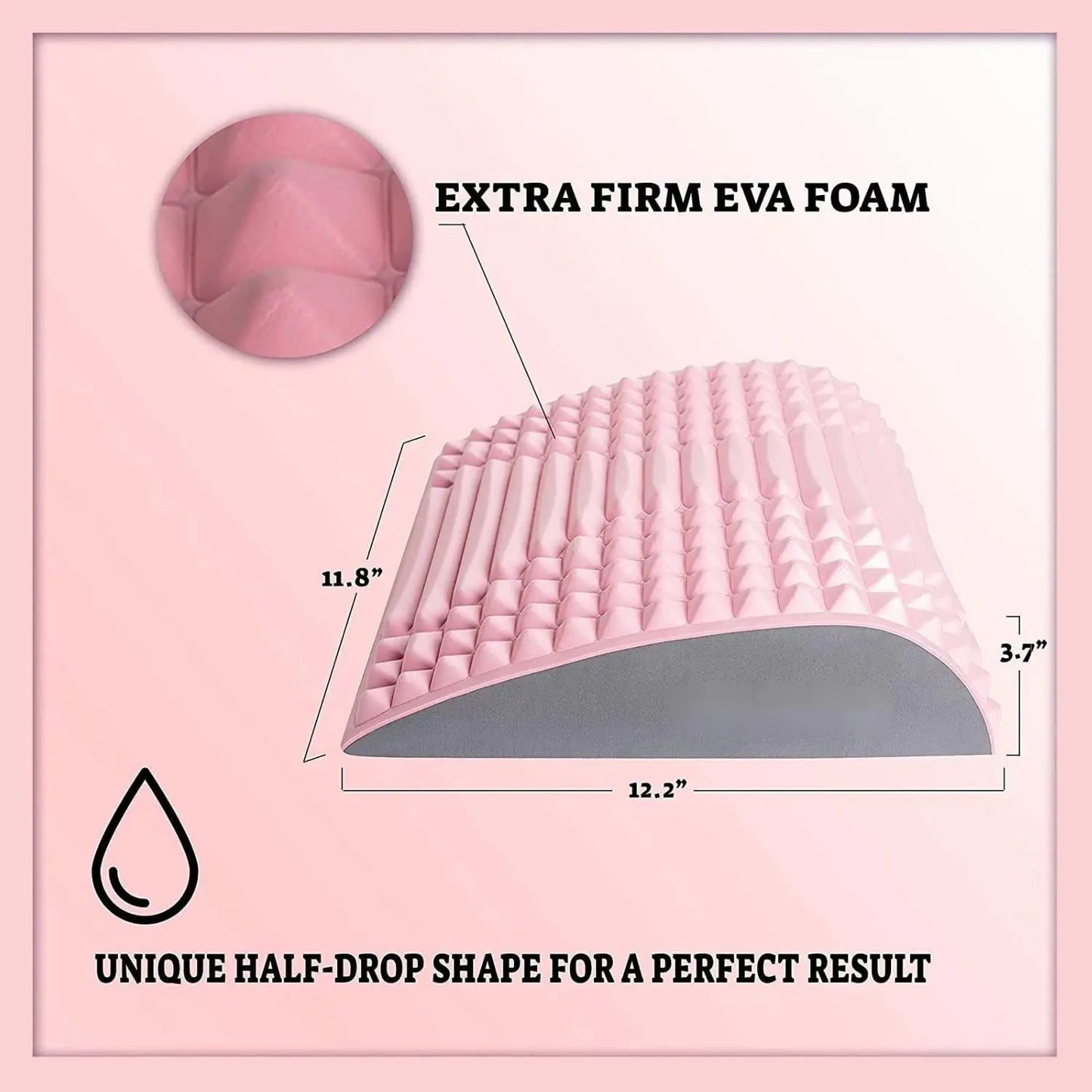 SpineRelax™ Orthopedic Back Stretcher Pillow – Lumbar Support & Pain Relief Cushion