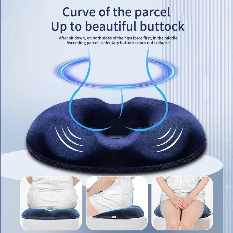 ComfortRing™ Orthopedic Donut Pillow – Tailbone & Coccyx Support Cushion for Pain Relief
