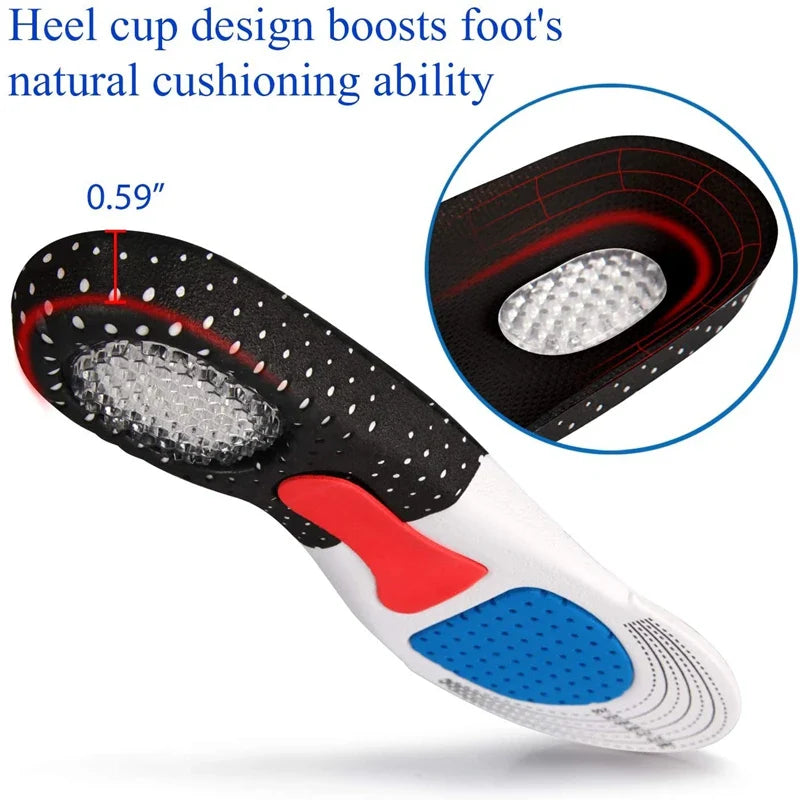 OrthoComfort™ Memory Foam Insoles – Orthopedic Shock Absorption & Foot Support