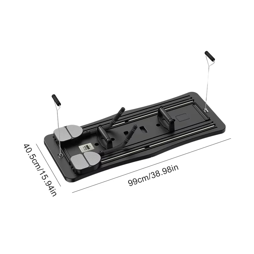 CoreFlex™ Foldable Pilates Reformer Push-Up Board – Non-Slip Ab Workout & Fitness Training Machine