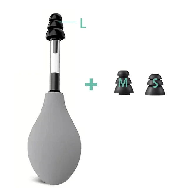 EarEase™ Portable Ear Pressure Relief Tool – 3 Interchangeable Tips