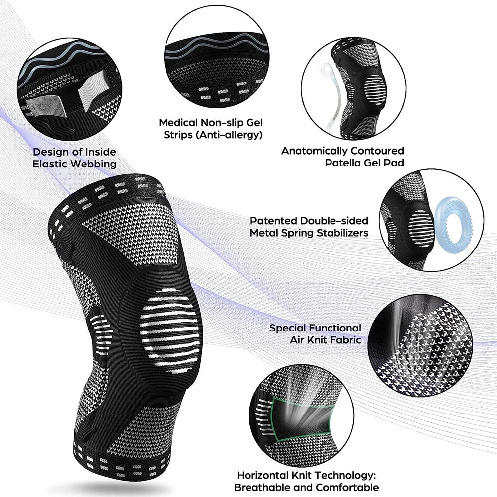 KneeElite™ Premium Knee Brace – Pain Relief & Support