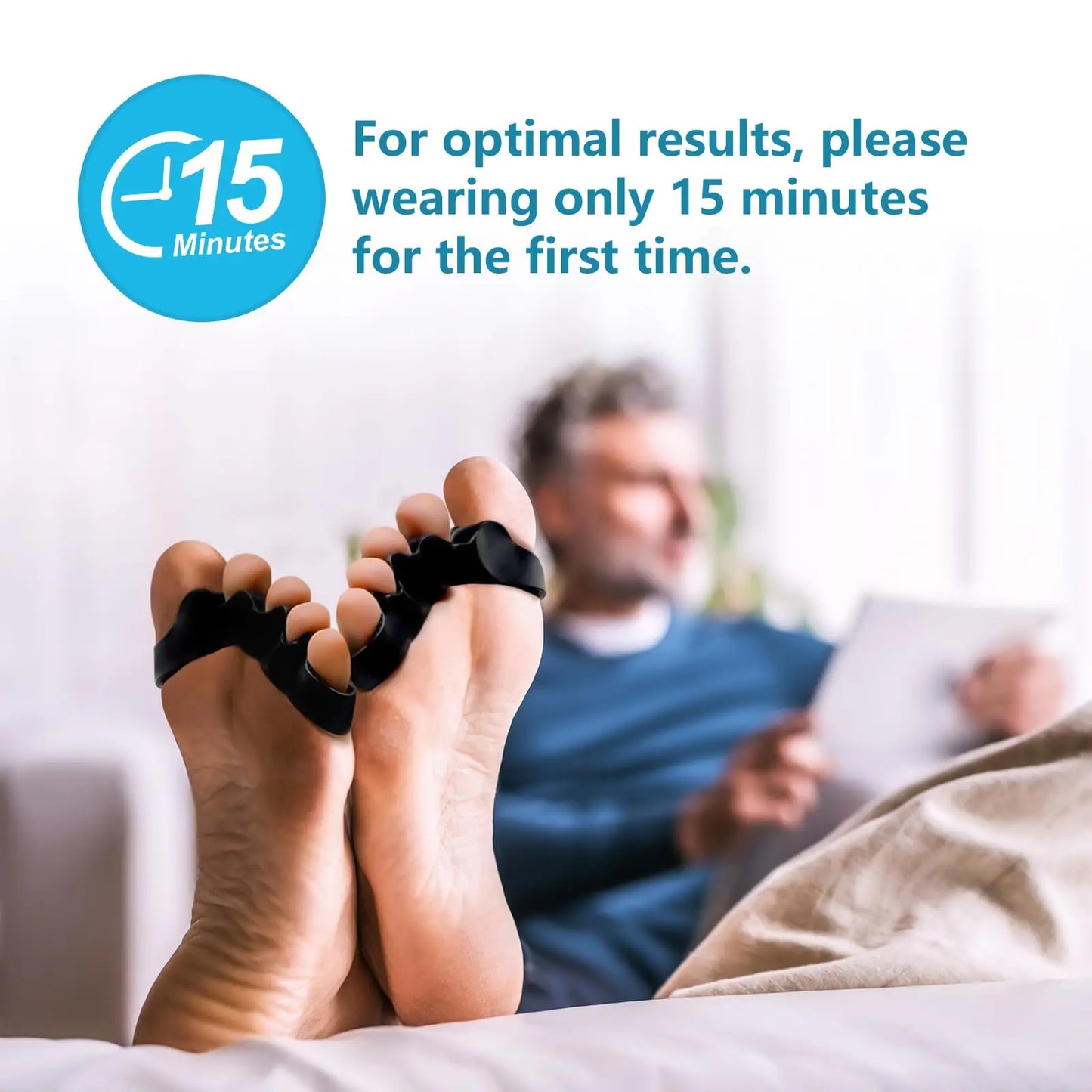 BunionEase™ Soft Gel Toe Separators – Bunion Relief & Foot Alignment