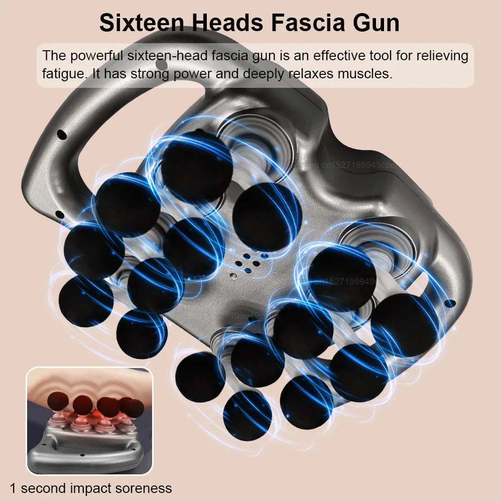 ThermaPulse™ Deep Tissue Massage Gun – Percussion & Heat Therapy Device