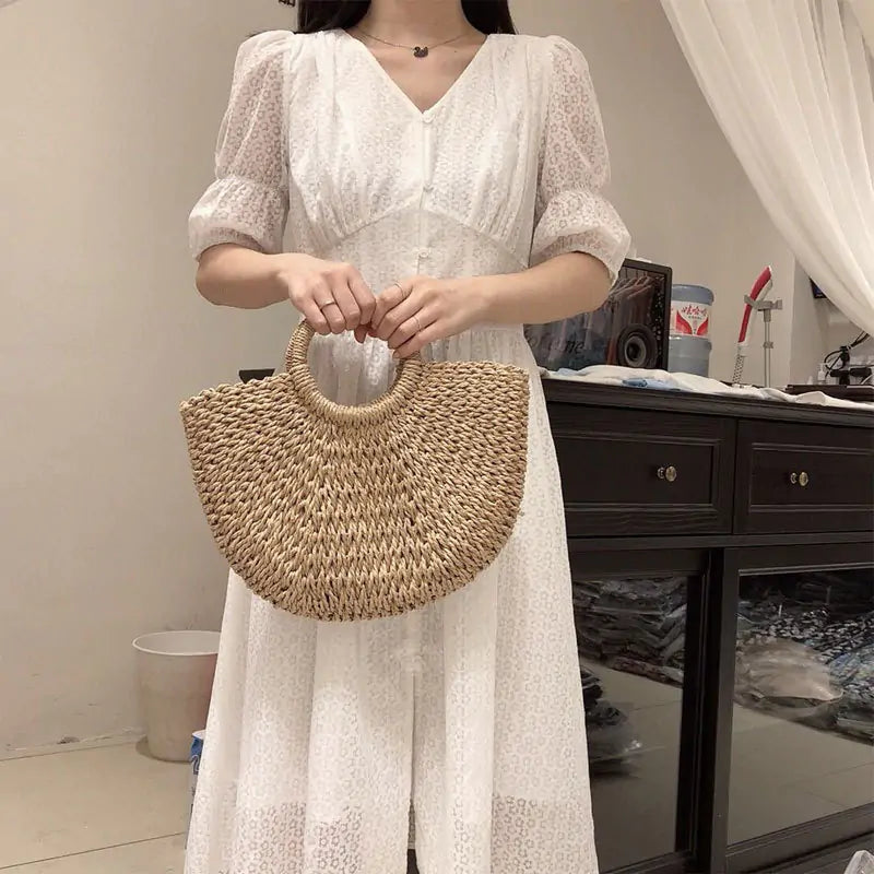 Artisan Summer Straw Bag