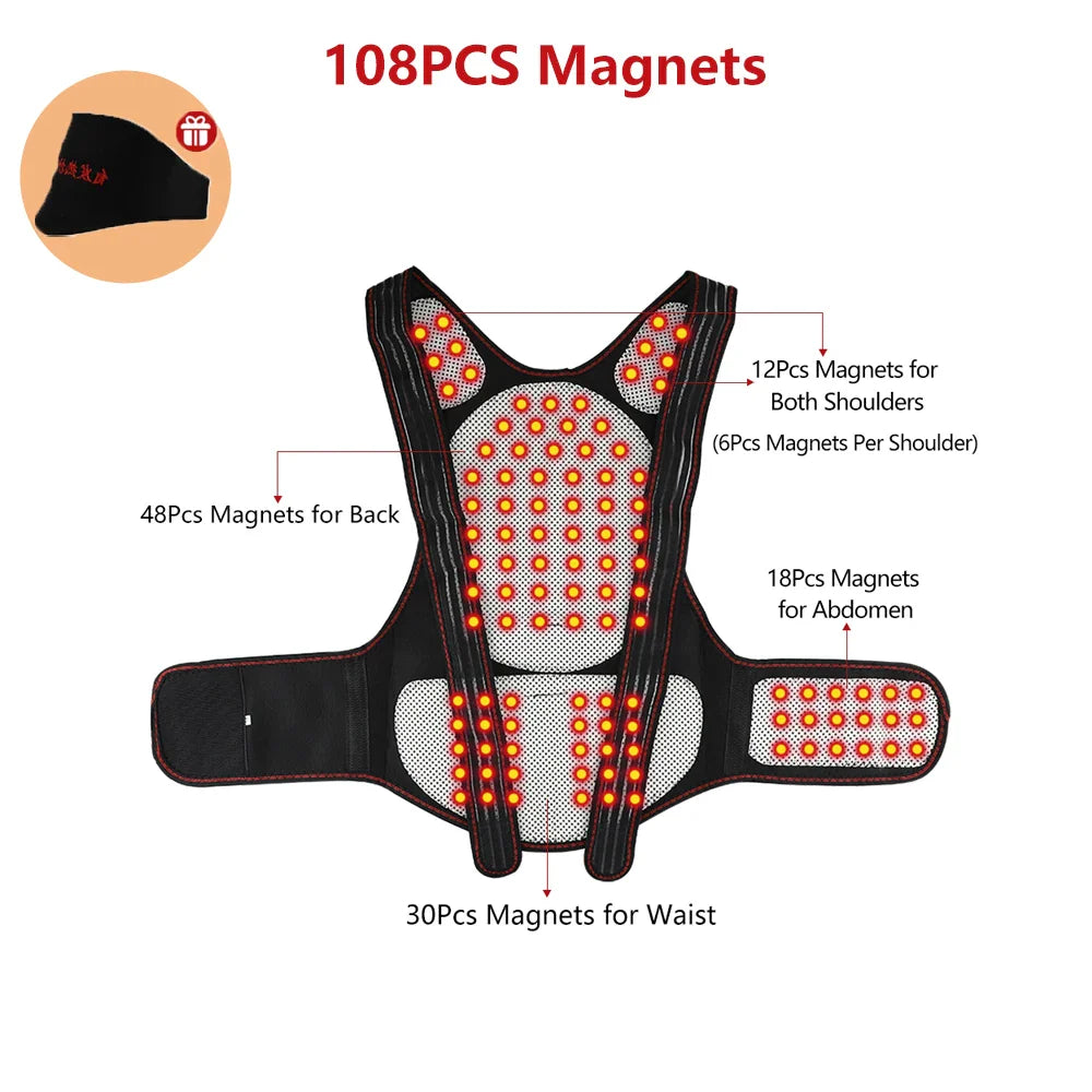 ThermaRelief™ Tourmaline Self-Heating Belt – Pain Relief & Support