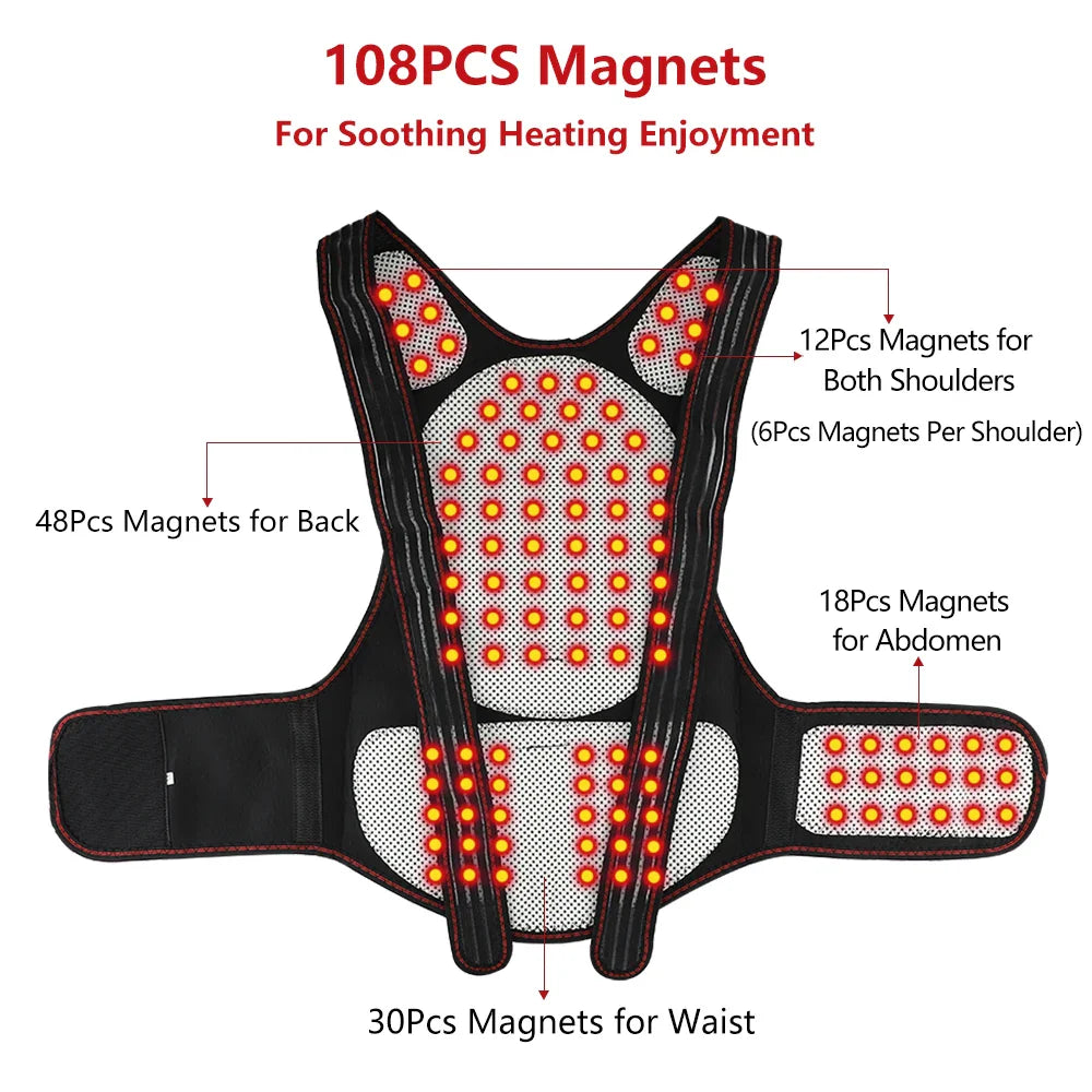 ThermaRelief™ Tourmaline Self-Heating Belt – Pain Relief & Support